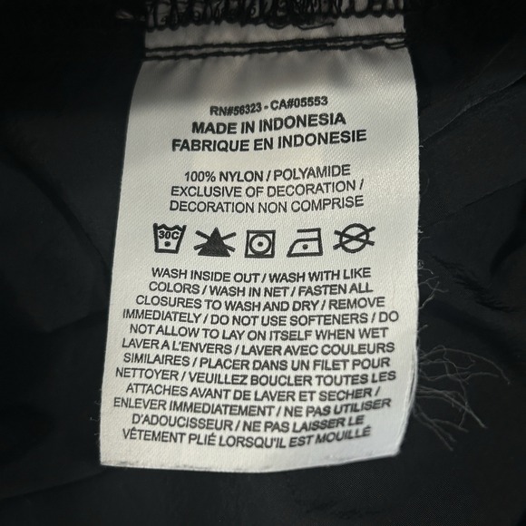 Air Jordan Parachute Jumpsuit Small Black Utility Streetwear Tapered Pockets - Picture 10 of 10